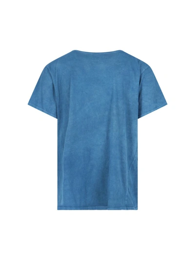 Shop Greg Lauren T-shirts And Polos In Blue