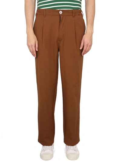 Howlin' Howlin Button Down Pants In Brown