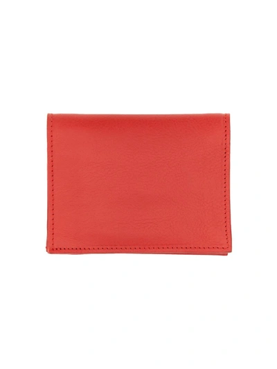 Shop Il Bisonte Small Leather Wallet In Red