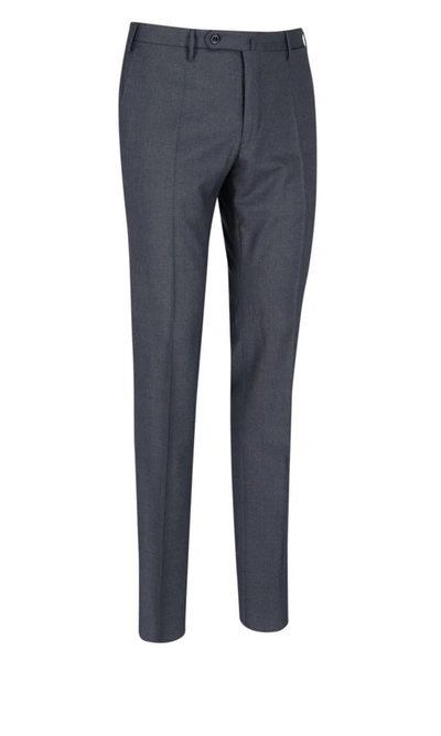 Shop Incotex Trousers In Grey