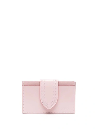 Shop Jacquemus Wallet In Pale Pink