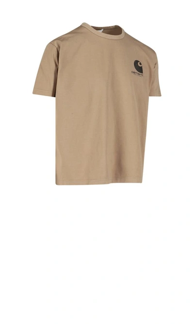 Shop Junya Watanabe T-shirts And Polos In Beige