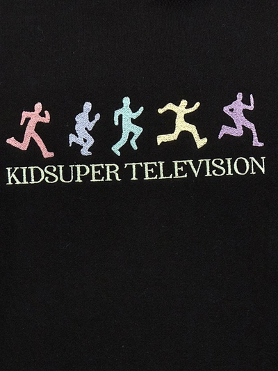 Shop Kidsuper ' Television' Hoodie In Black