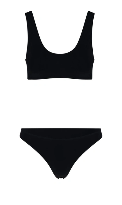 Lido Stretch-fit Bikini In Black