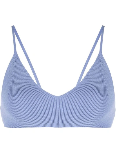 Shop Low Classic Knit Bra Top Clothing In Light Purple