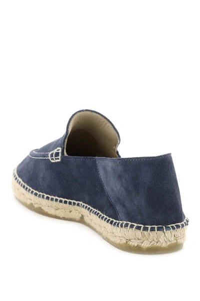 Shop Manebi Espadrilles Loafers In Blue