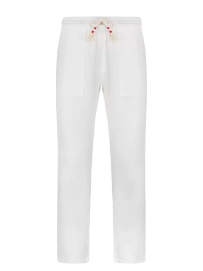 Shop Mc2 Saint Barth Pants In White
