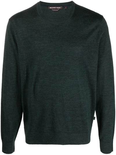 Shop Michael Kors Wool Sweater In Green