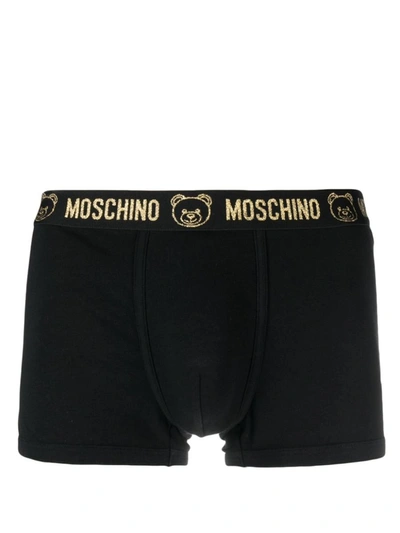 Shop Moschino Underwear Logo T-shirt In Black