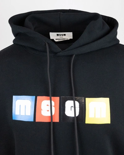 Shop Msgm Sweatshirt In Dark