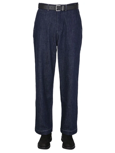 Shop Nigel Cabourn Factory Jeans In Blue