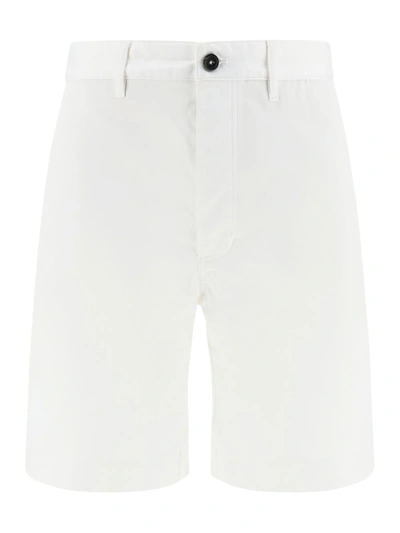 Shop Nine In The Morning Bermuda Shorts In Bianco