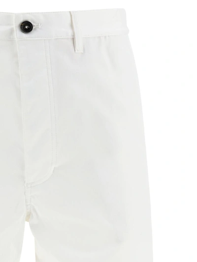 Shop Nine In The Morning Bermuda Shorts In Bianco