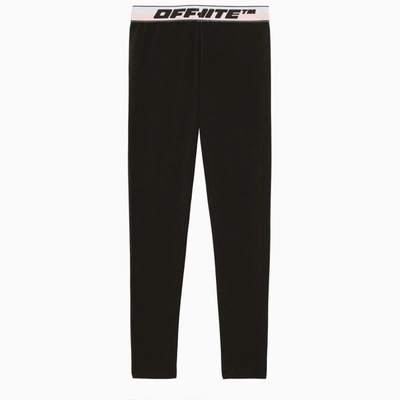 Shop Off-white ™ Leggings With Logoed Elastic In Black