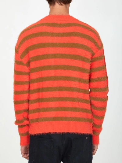 Shop Andersson Bell Orange And Beige Striped Jumper In Multicolor