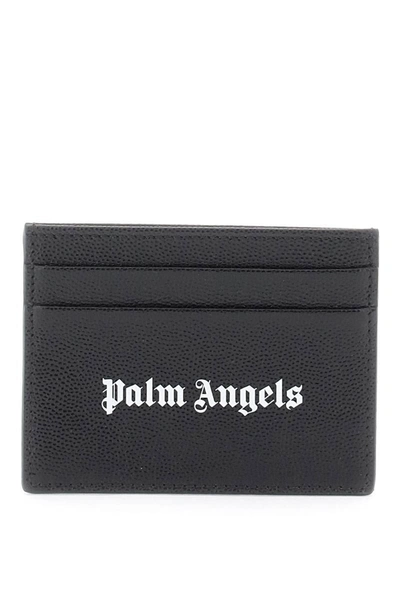 Shop Palm Angels Logo Cardholder In Black