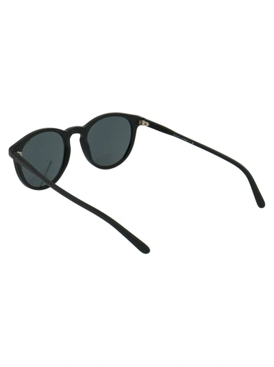 Shop Polo Ralph Lauren Sunglasses In 528487 Matte Black