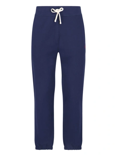 Shop Polo Ralph Lauren Trousers In Blue