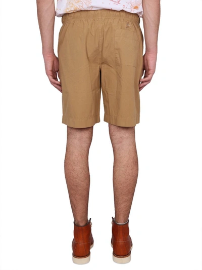 Shop Ps By Paul Smith Ps Paul Smith Cotton Shorts In Beige