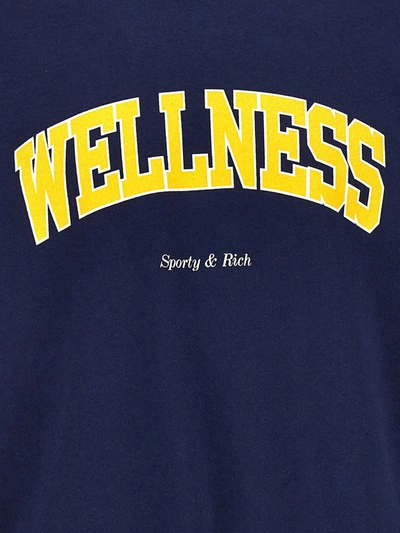 Shop Sporty And Rich Sporty & Rich 'wellness' Sweatshirt In Blue