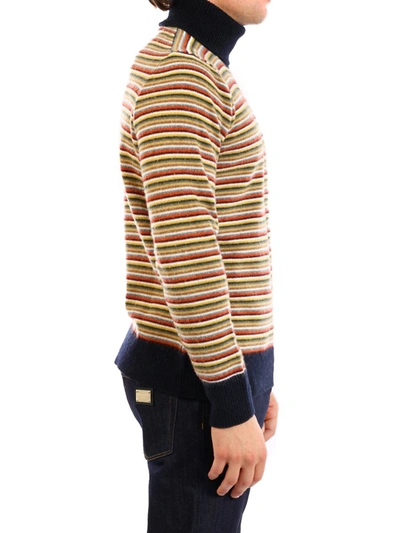 Shop Roberto Collina Stripes Pullover In Multicolor