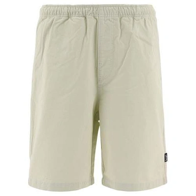 Shop Stussy Stüssy "brushed Beach" Shorts In Beige