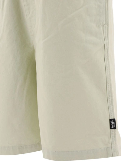 Shop Stussy Stüssy "brushed Beach" Shorts In Beige