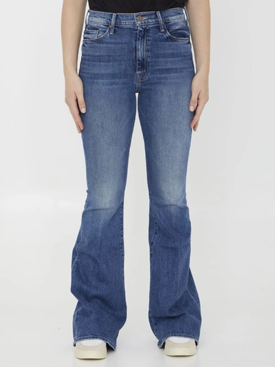 Shop Mother The Super Cruiser Jeans In Blue