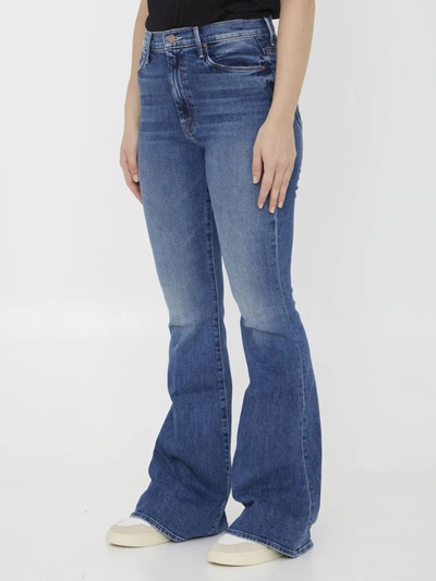 Shop Mother The Super Cruiser Jeans In Blue