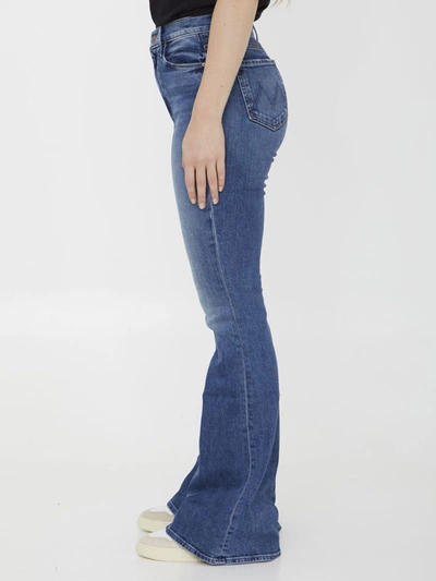 Shop Mother The Super Cruiser Jeans In Blue