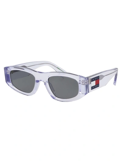 Shop Tommy Hilfiger Sunglasses In 900ir Crystal