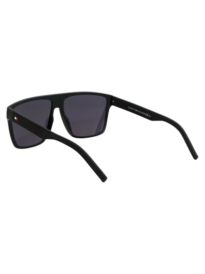 Shop Tommy Hilfiger Sunglasses In 003ir Matte Black
