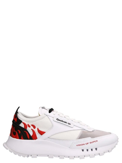 Shop Vision Of Super 'cl Legacy'  X Reebok Sneakers In White