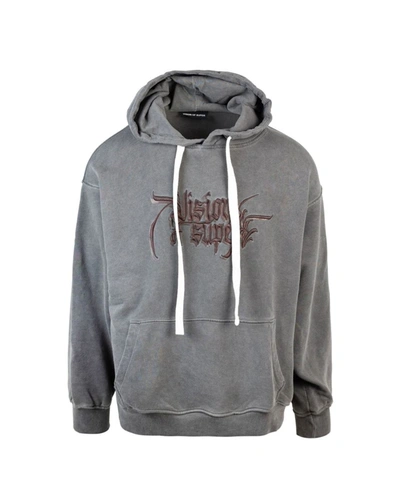 Shop Vision Of Super Sweatshirt In Metallic And Gray