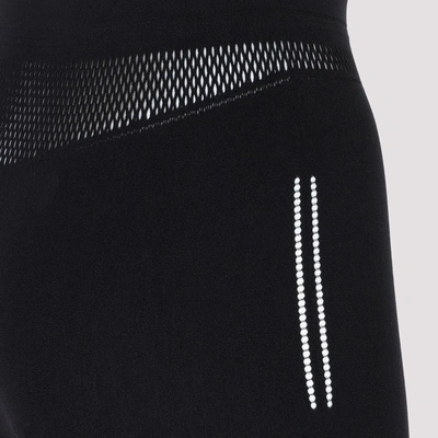 Shop Wolford Net Lines Leggings Pants In Black