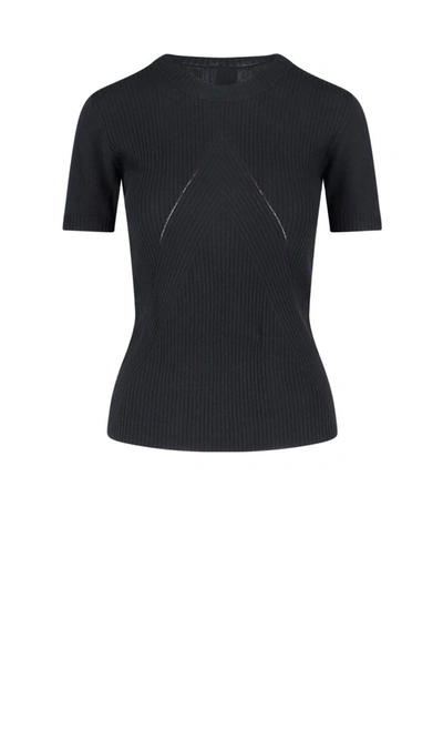 Wolford Rib Cashmere-blend Sweater In Black