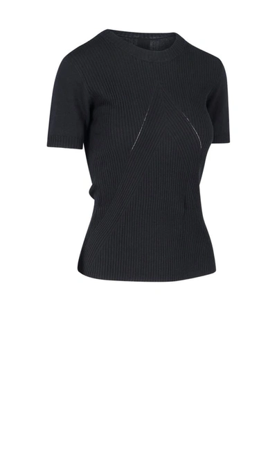 Wolford Rib Cashmere-blend Sweater In Black