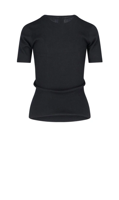 Wolford Rib Cashmere-blend Sweater In Black