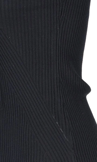 Wolford Rib Cashmere-blend Sweater In Black
