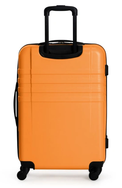Shop Ben Sherman Hereford 24-inch Hardside Spinner Luggage In Brilliant Orange