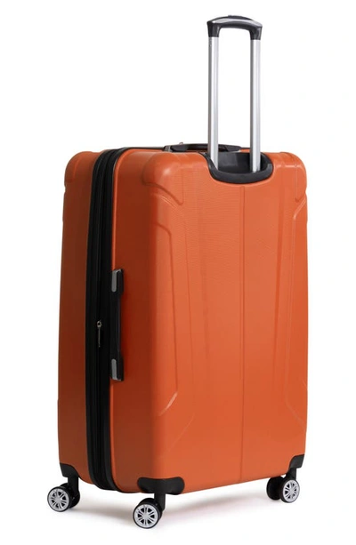 Shop Ben Sherman Derby 28-inch Hardside Spinner Luggage In Mandarin