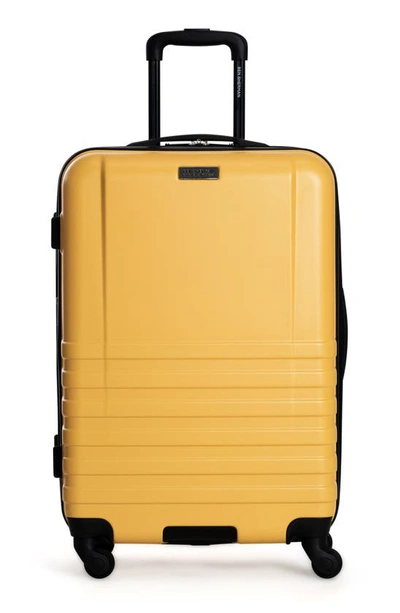 Shop Ben Sherman Hereford 24-inch Hardside Spinner Luggage In Mustard