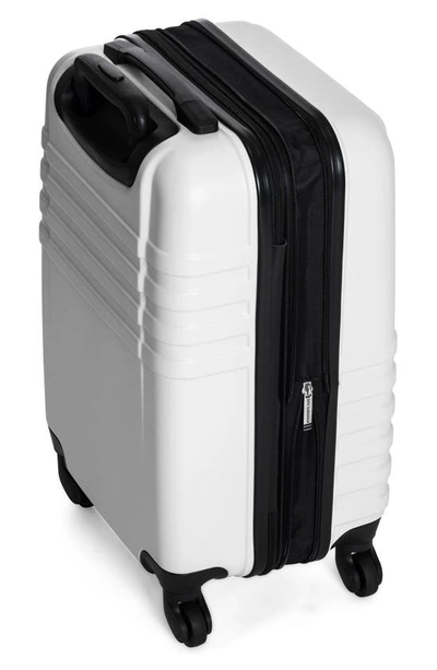 Shop Ben Sherman Hereford 20-inch Hardside Carry-on Spinner Luggage In White
