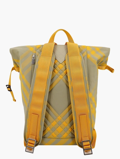 Shop Burberry Man Backpack Man Beige Backpacks In Cream