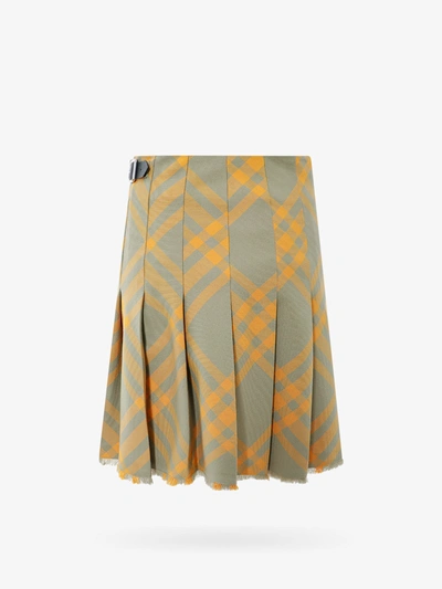 Shop Burberry Woman Skirt Woman Multicolor Skirts