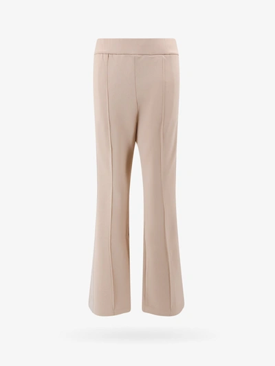 Shop Fendi Woman Trouser Woman Beige Pants In Cream