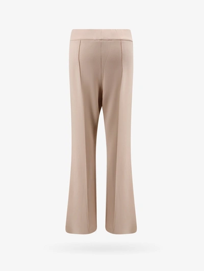 Shop Fendi Woman Trouser Woman Beige Pants In Cream