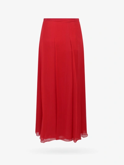 Shop Gucci Woman Skirt Woman Red Skirts