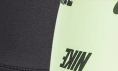 Shop Nike 3-pack Dri-fit Essential Micro Boxer Briefs In Lime Blast