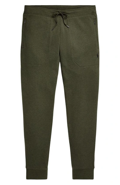 Shop Polo Ralph Lauren Expedition French Terry Joggers In Alpine Heather